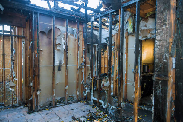 Professional Emergency Fire Cleanup technician working in Cambridge, MD